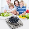 CROWNFUL Food Scale, 11 lb Digital Kitchen Scales with Built-in
