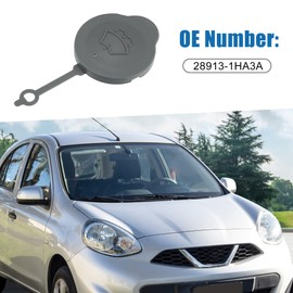 A ABSOPRO 28913-1HA3A Car Windscreen Wiper Washer Fluid Container Cover Grey