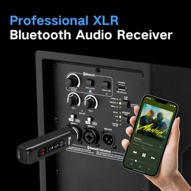 Xvive P3 XLR Bluetooth Receiver, High-Fidelity Wireless Bluetooth Adapter for Speakers, PA Systems, Mixers, DJ Equipment