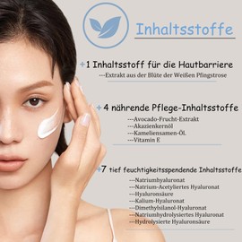 Soleneva 2 x 147 Face Cream with Niacinamide, Relief Cream and Moisturising Cream Face for Exfoliating Face, 147 Barrier Cream for Very Dry Skin, Moisturiser Face and Face Care Cream