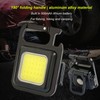 Mini Flashlight 500lm Lighting Portable USB Charging 180° Folding Handle