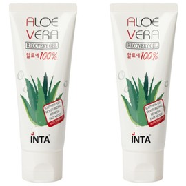 INTA 100% Aloe Vera Recovery Gel 120g, 120ml, Pack of 2
