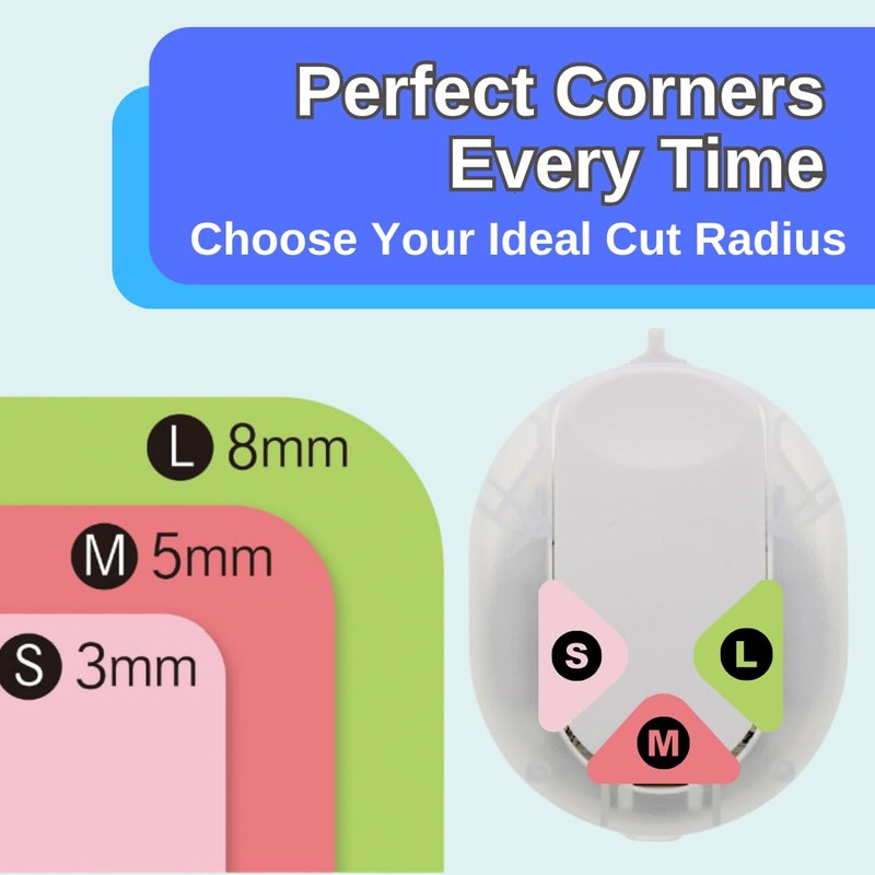 Sun-Star Stationery Corner Cutter Kadomaru PRO NEO White S4765060