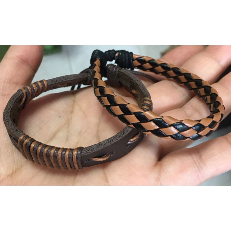 COLIBRI ALEGRE 2 Pulseras De Cuero Para Hombre