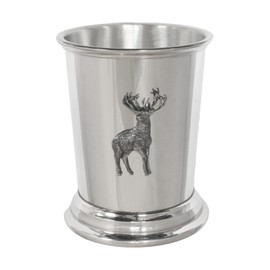 Standing Stag Mint Julep Cup English Pewter Cockatil Free Engraving Gift 348