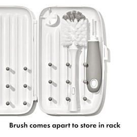 OXO Tot 62146300 Juego Secado para Biberón Plástico, 27 cm, Gris