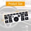 AC Dash Button Repair Kit - Replacement Sticker for Fixing
