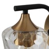 ZEVNI Modern 1-Light Wall Sconces, Black and Gold Sconces Wall