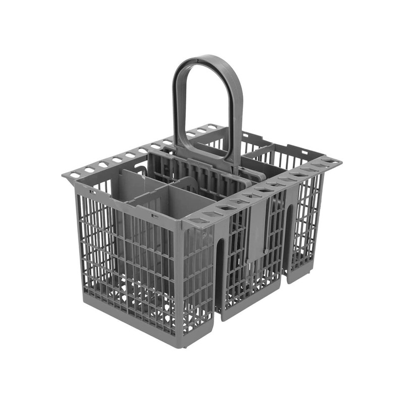 Dishwasher cutlery basket compatible with Hotpoint, Indesit, Whirlpool, Gray [Energy