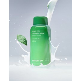 Innisfree [이니스프리] 그린티 세라마이드 밀크 에센스 160ml (+50ml 추가 증정) [Innisfree] Green Tea Ceramide Milk Essence 160ml (+50ml bonus)