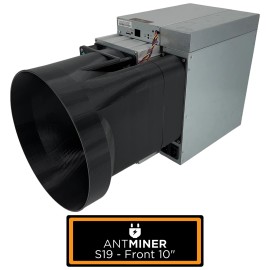 Antminer Front + PSU 10 Inch Fan Shroud Silencer KS5 KS3 K7 KA3 S21 S19 D9 L7 - 60mm