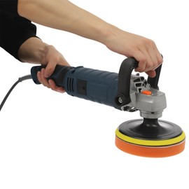 Car Polishing Machine Set - 7 Variable Speeds Rotary Buffer Polisher for Car Waxing, Polishing and Detailing (Blue)