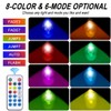 Outdoor String Lights, 96FT Multicolor LED Dimmable RGB with Remote