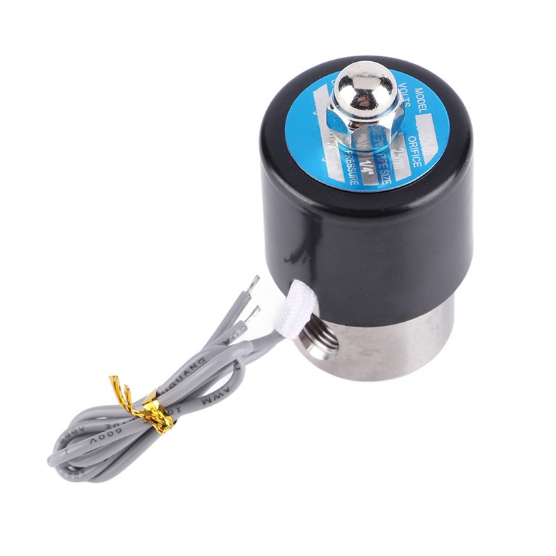 DC 12V G1/4" Stainless Steel 304 Normally Closed Electric Solenoid