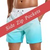 SILKWORLD - Bañador para hombre, de secado rápido, con bolsillos,