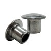 Stainless Steel Rivets Tubular Rivets Oval Head Fasteners 100 Pcs