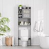 SEGAWE Modern Over The Toilet Space Saver Wooden Storage Cabinet