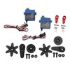 2Pcs 7KG 2065 RC Servo Waterproof Low Noise Gearbox Servo