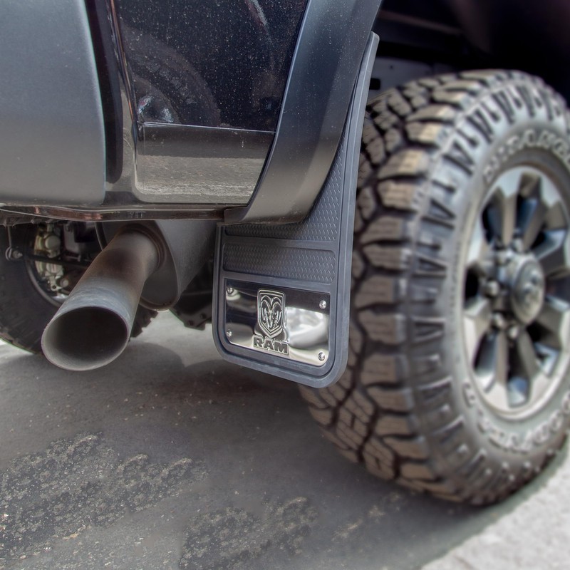 Plasticolor Ram Heavy Duty Rear 12 X 23 Mud Guards,