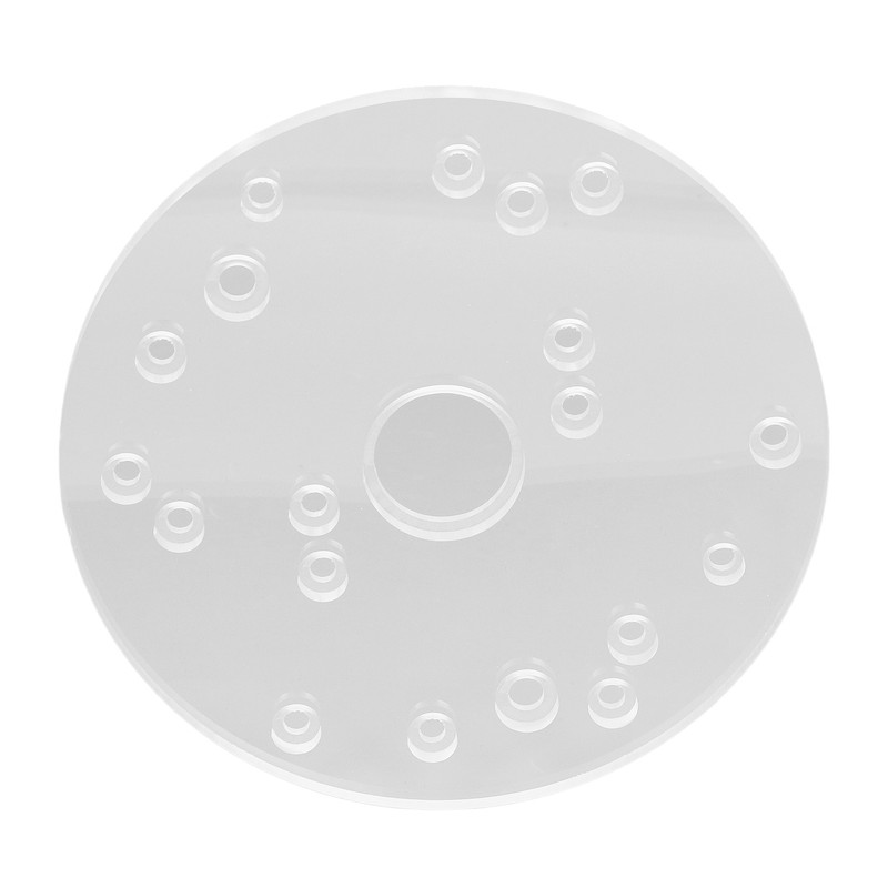 Universal Router Plate Kit Acrylic Baseplate for Bosch 6 1/2in