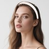 GAFATORY Satin Headbands Padded DIY Fashion Hair Bands Thin Non