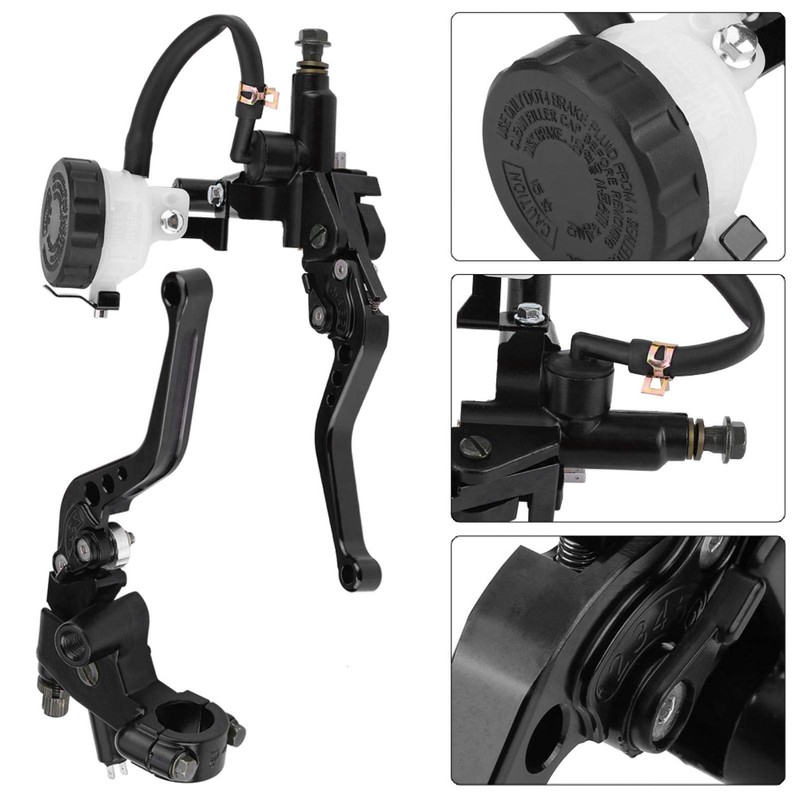 Qiilu Universal 7/8" (22mm) Motorcycle Brake Clutch Master Cylinder Reservoir
