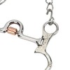 Pelham Horse bit, bocado de Cobre de Acero Inoxidable para