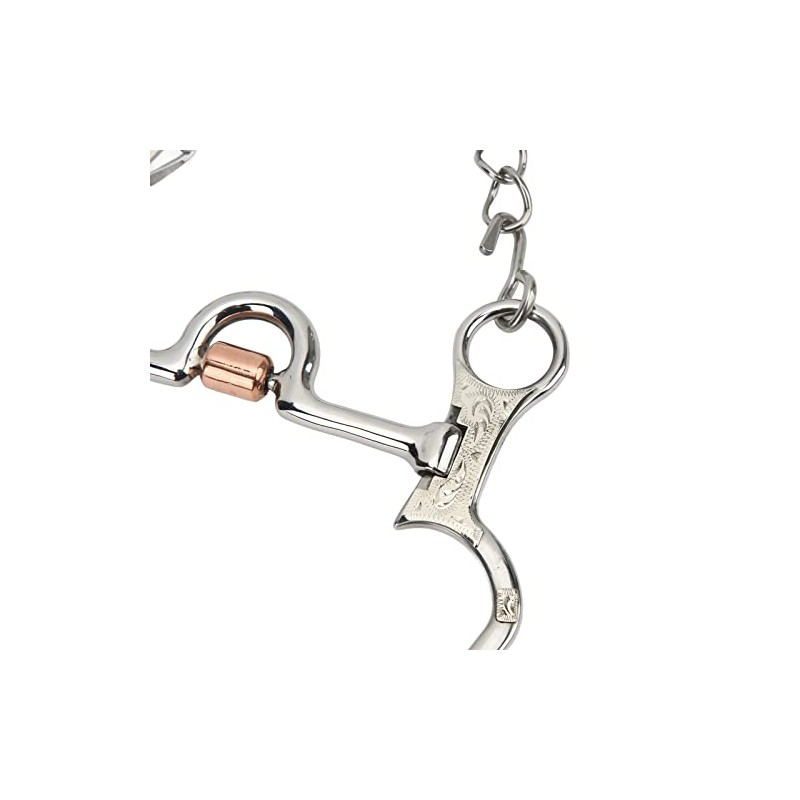 Pelham Horse bit, bocado de Cobre de Acero Inoxidable para