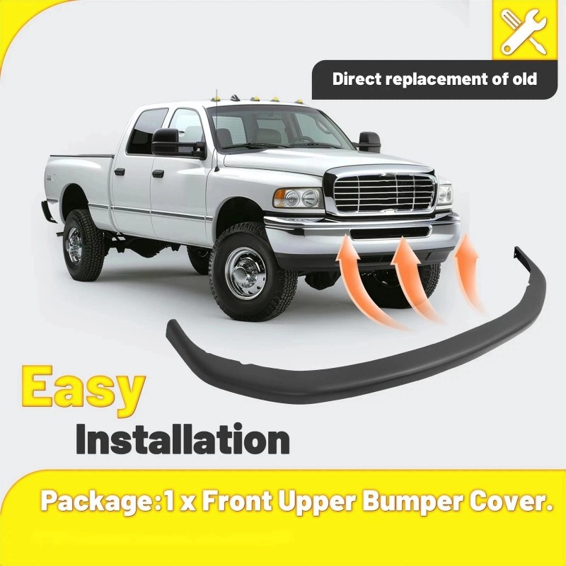 HECASA New Front Bumper Upper Cover For Dodge Ram 1500