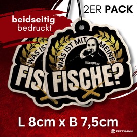 ZETTMANN® 2 Premium Family Knight Car Air Freshener I Norman Knight Air Freshener I Karin Knight Air Freshener Tree Out with the Critters (Norman, Vanilla)