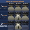 CRIRY Solar Barn Lights Outdoor 2-Pack, Anti-Rust Waterproof Farmhouse Solar