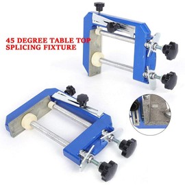 45°Miter Clamp, Countertop Seam Splicing Fixture Granite Marble Stone Glue Install Tools for Degree Miter Clamp Stone Mitre Clamp 32x20cm