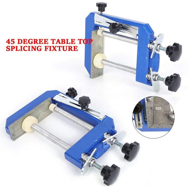 45°Miter Clamp, Countertop Seam Splicing Fixture Granite Marble Stone Glue