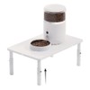 ‌Adjustable Automatic Cat Feeder Stand - Non-Slip Elevated Holder for