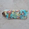 Turquoise Sea Turtle Batik Sunglasses or Eyeglasses Case, Soft Case