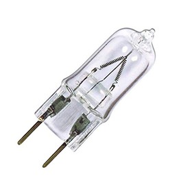 Satco S4610 20 Watt 180 Lumens T4 Halogen G8 Base 120 Volt Clear Light Bulb, Dimmable