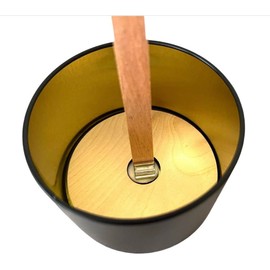 Wick Centering Tool for Single Wick Candle, 1-Wick Stabilizer, Wooden and Cotton Wick Holder,Wick Stabilizer for Candle Making (2.25")