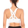 RUNNING GIRL Sports Bra, Criss-Cross Back Strappy Medium Support Yoga