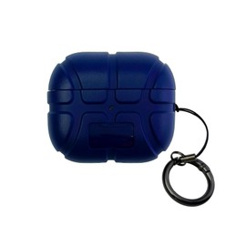 Basketball-Themed Airpods Pro Case with Magnetic Closure, USB-C & Wireless Charging Support, and Carabiner - Protect Your Headphones (Dark Blue)