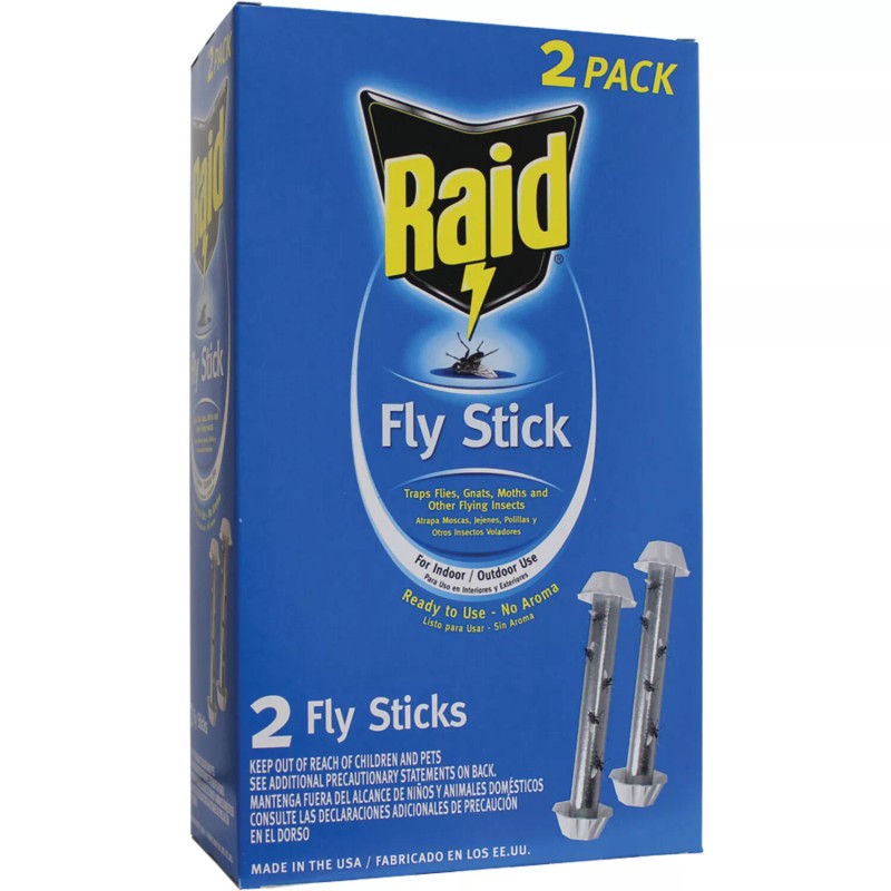 Raid® RAID 2PKFSTIK-RAID Jumbo Fly Stick (2 Pack) - 2