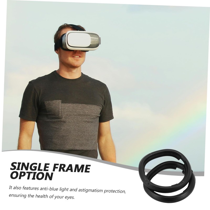 Angoily Vr Lens Protector Frame Scratch-Resistant Replaceable Glasses Ring Glasses