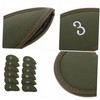 BIUDECO 12pcs Golf Iron Headcovers Thick PU Leather Club Protectors