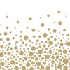 Metallic Bubbly Gold Polka Dot Luncheon Napkins