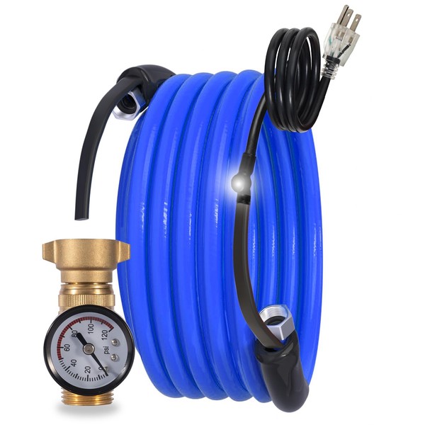 PERIOR 30 FT Heated Drinking Water Hose for RV Camper