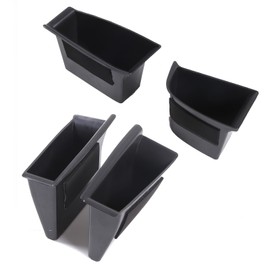 Hudiriy ront/Rear Row Door Side Storage Box Compatible with Mazda CX-30 2020-2023 Armrest Phone Container Door Organizer Handle Pocket ABS Tray Insert Glove Pallet Accessories (Front door+back door)