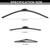 Triumilynn 26"/ 17"/ 12" Windshield Wiper Blades for Ni-ssan Rogue