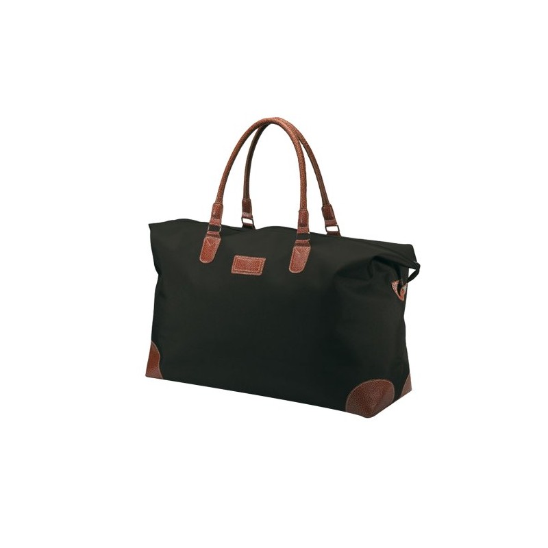 eBuyGB Unisex Weekend Luggage Travel Bag, Black, Large