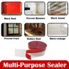 Brandzini Clear Weather Stripping Tape, Door Draft Seal Silicone Strip.