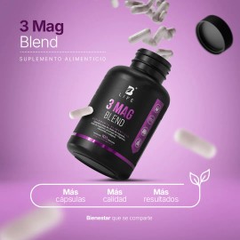 Mezcla De Magnesios 100 Cáps Citrato Oxido Gluconato B Life