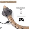 AMCHSURI Remote Control Snakes Realistic Rc Snake Prank Cobra Rechargeable